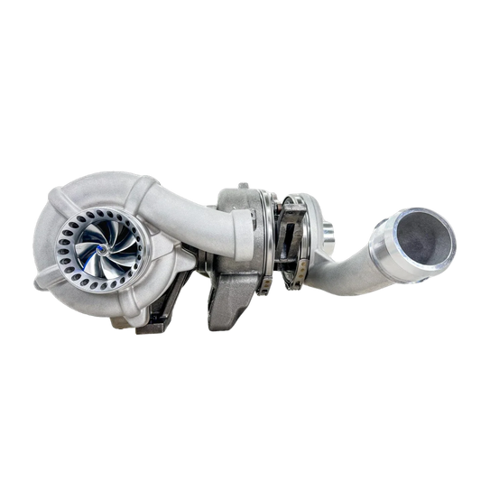 KC Fusion Compound Turbos for 6.4 Powerstroke 2008-2010 Front